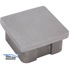 ECONOMY Endkappe eckig f�r Rohr 50 x 50 x 2,0 mm,Edelstahl geschliffen V2A