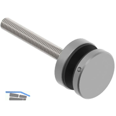 Glaspunkthalter f�r 8 - 18 mm, � 40 mm, Edelstahl V2A