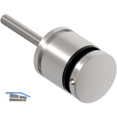 Glaspunkthalter verstellbar, f�r 8-18 mm Glas, � 50 mm, Edelstahl V2A