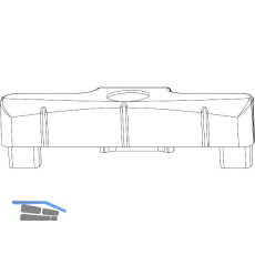 MACO Schlie�teil HG PVC 12/20-13, GEALAN S 9001/K�MMERLING 88+, silber (361456)