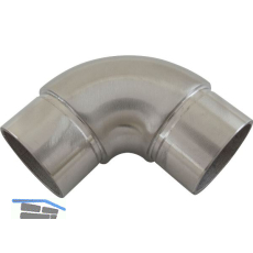 ECONOMY Rundbogen 90� f�r Rohr � 42,4 x 2,0 mm,Edelstahl geschliffen V2A