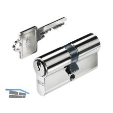 BKS Einbaudoppelzylinder PZ88 40/70 mm verschiedensperrend Messing vernickelt