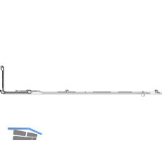 MACO MM Mittelverschluss einteilig 1 VZ, FFB/FFH 1281-1500 mm (211925)