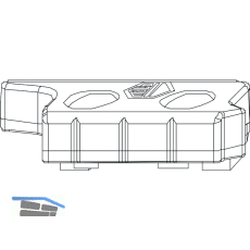 MACO MM Hebeteil Euronut 7/8/4, Falzluft 12 mm, links (356775)