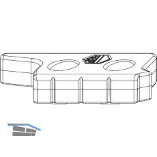MACO MM Hebeteil Falzluft 12 mm Eurofalz 20 mm 9V silber links (356327)