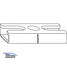 WINKHAUS Schlie�blech SBA.H.9-7-8, Standard, Euronut 7/8, 9V Zink silber