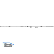 MACO MM DK-Getriebe fix, PZ sperrbar, DM 45 mm, 3iS, FFH 1951-2200 mm (205633)