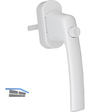 MACO Fenstergriff TRESOR, Sperrknopf, VK 7 x 35 mm, Alu wei�