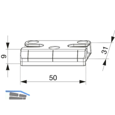 MACO Schlie�teil iS PVC 12/20-13, SERAL, silber (354739)