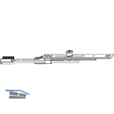 MACO MM Endverschluss oben f�r Rundbogenfenster, 1 iS-Zapfen (205177)