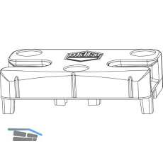 MACO Schlie�teil iS PVC 12/20- 9, ALIPLAST/RC SYSTEM/SEPALUMIC, silber (96144)