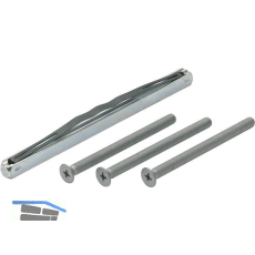 HOPPE Befestigungsset f�r Profilt�r Dr�cker/Dr�cker, 77 - 82 mm