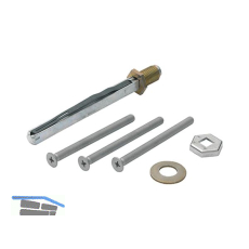 HOPPE Befestigungsset f�r Profilt�r Knopf/Dr�cker, 87 - 92 mm