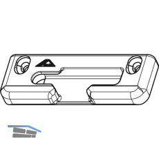 ROTO NT/NX Kipplager Holz Eurofalz 30 mm 13V links Zink