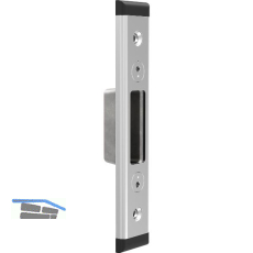 Schlie�platte f�r Mehrfachverriegelungen, Secury 1-flg. mit Endst�cke, Edelstahl