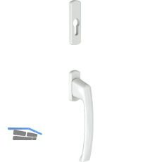 MACO SKB-S/SE/PAS Drehgriff PZ au�en, TS 74-90 mm, Alu wei� beschichtet