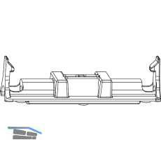 MACO HS Laufwagenabst�tzung 300 kg, silber (363495)