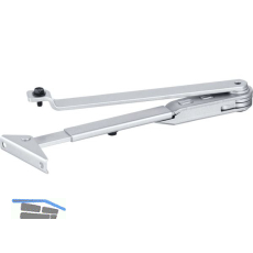 GEZE Gest�nge f�r TS 1500/1000C, Feststellung, silber