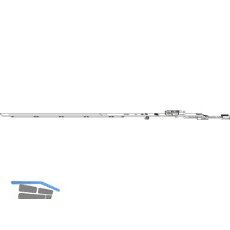 MACO MM Stulpverl�ngerung abl�ngbar L=515 mm mit Fl�gelheber (218214)
