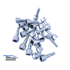 MACO MM Adapter f�r DK-Getriebe DM -6 mm, silber (366719)