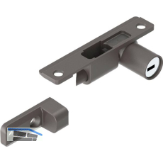 MACO Drehsperre aufschraubbar, selbstschlie�end, graubraun, sperrbar (12070)