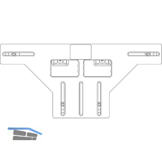 MACO Fr�sschablone f�r Eck-/Scherenlager DT Falzluft 12 mm �beschlag 18/20 mm