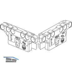 MACO Bohrlehre f�r Ecklagerband PVC, 3 mm Zapfen (21564)