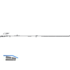 MACO MT Verl�ngerungsriegel, L=600 mm, abl�ngbar auf 400/250 mm, 1iS (10720)