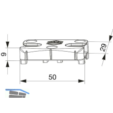 MACO Schlie�teil iS PVC 12/20-13, SALAMANDER, silber (96140)