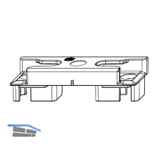 MACO Schlie�teil iS f. gegen�berliegende Beschlagsnut, -0,8 Anpressdruck (96558)