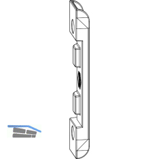 MACO Anpressverschluss verdeckt Rahmenteil 4 mm Falzluft (94484)