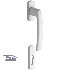 MACO Balkont�rgriffhalbgarnitur HARMONY - innen, wei�