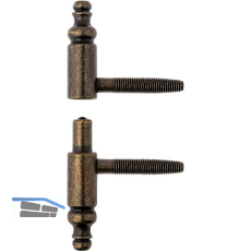 OTLAV Einbohrband Typ 190,Fl�gel+Rahmenteil,Band � 16mm,Stahl bronzef�rbig