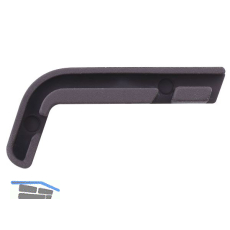 GUTMANN Endkappe zu FP 8849, EPDM braun, links