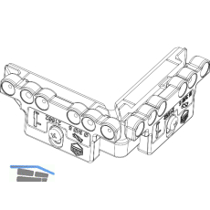 MACO Bohrlehre f�r Ecklagerband PVC, 5 mm Tragezapfen (21562)
