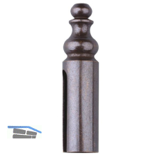 OTLAV Aufsteckh�lse Typ 838, f�r T�rband Typ495 � 16 mm, Messing bronze