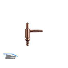 OTLAV Einbohrband Rahmenteil Typ 190, Band � 13 mm, Stahl bronze