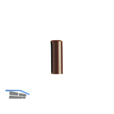 OTLAV Aufsteckh�lsen Typ 838, f�r T�rband Typ 495 � 14 mm, Kunststoff braun