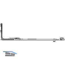 MACO MT Mittelverschluss Gr. 828, 1 iS, FFB/FFH 1501-1750 mm (55337)