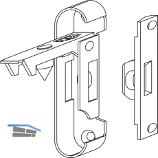 MACO Universal-Verbundkupplung ohne Luft, silber (101252)