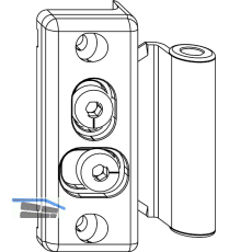 MACO Paumellenband-Fl�gelteil Holz, 60 kg (57892)