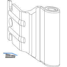 MACO Bandwinkel AS/PVC 12/18-26 mm, 80 kg, silber (58477)