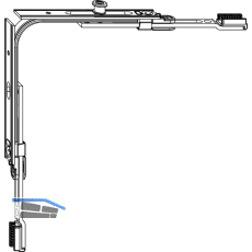MACO MM Eckumlenkung f�r Schr�gfenster 1 iS (222212)