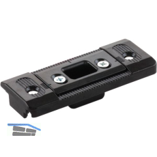 Schlie�teil f�r Bodenschwelle EIFEL T, 80 x 32 mm, Zinkdruckguss schwarz