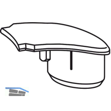 WINKHAUS Fl�gellagerstopfen S.FL.K.WS, wei�