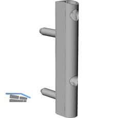 WINKHAUS Fl�gellager FL.K.20-6-20.BR, 100 kg, braun