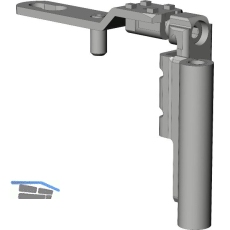 WINKHAUS Drehlagerband DL.K.20-13.RS.WS, 12/20-13V, 130kg, rechts, wei�
