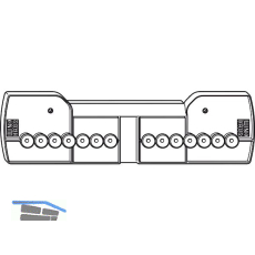 WINKHAUS Bohrlehre LE.B.EL-SL.K-20, f�r Eck- und Scherenlager, �berschlag 20 mm