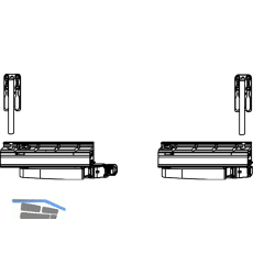 MACO SKB-S/SE Grundkarton Laufwagen, Schema A und C, 160 kg, links (455798)