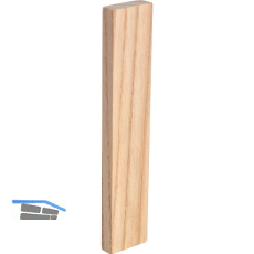 Holzklotz Esche lackiert 80 x 4 x 4 natur